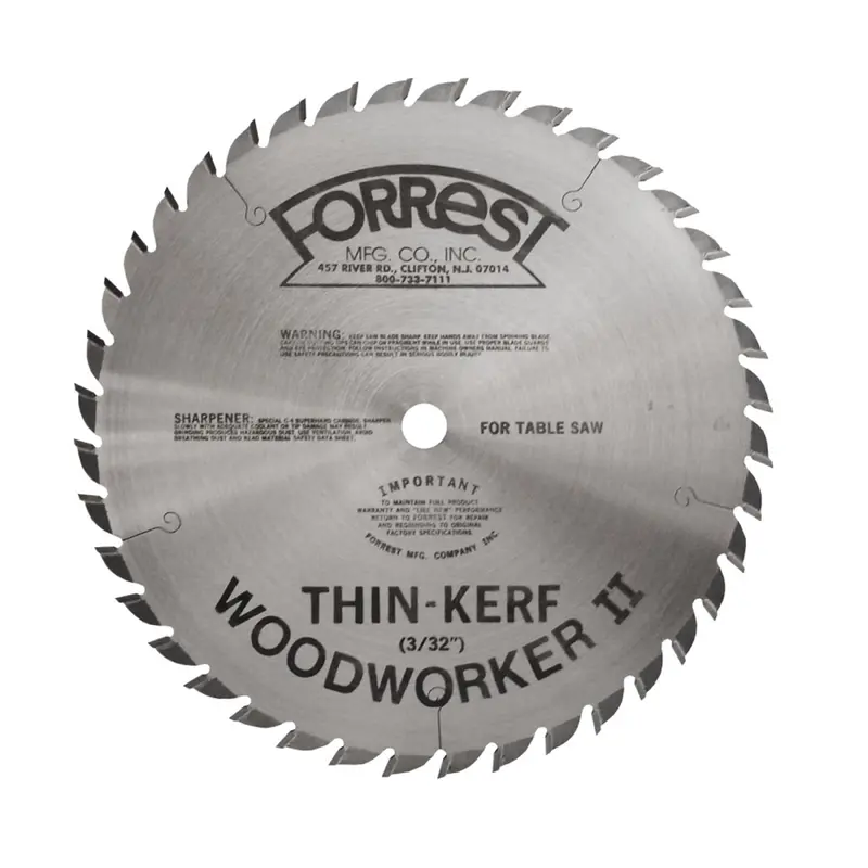 Woodworker II Saw Blade - 6" x 40T - .100 Kerf - 5/8" Bore - ATB