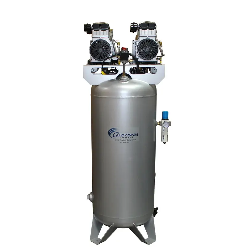 4HP 60 Gallon Oil-Free Steel Tank Air Compressor with Auto Drain Valve