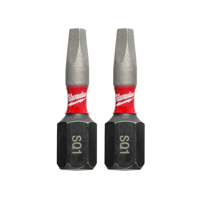 SHOCKWAVE Impact Square Recess #1 Insert Bits (2 PK)