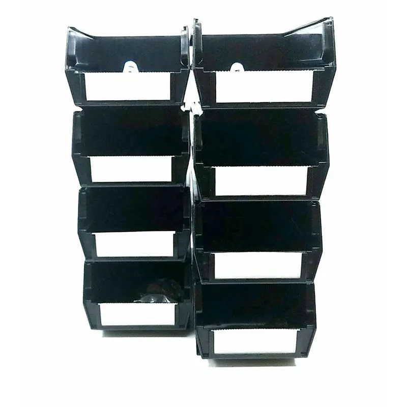 Polypropylene Black Hanging Bin & BinClip Kits, 8 CT