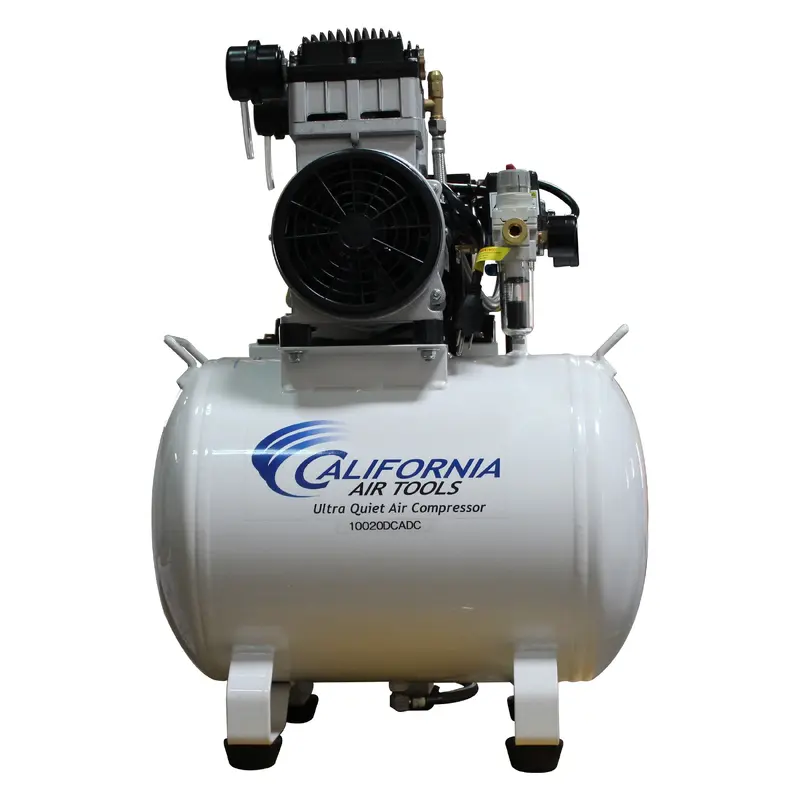 2HP 220V 10 Gallon Oil-Free Steel Tank Air Compressor with Air Drying System
