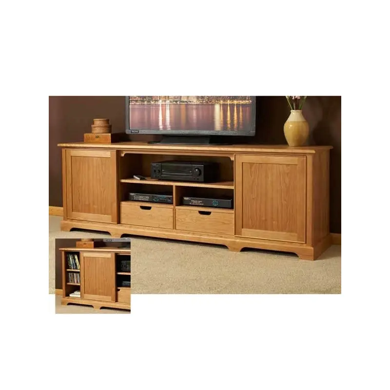 Woodworking Project Paper Plan to Build Component-ready Flat-screen Media Center