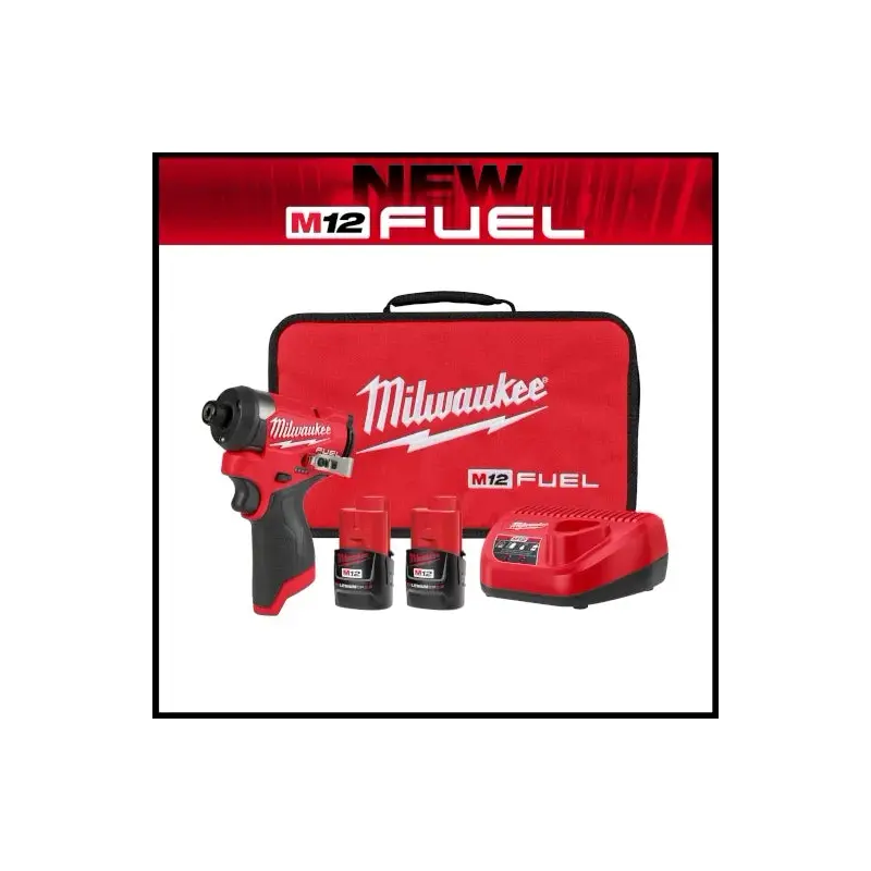 M12 FUEL 1/4" Hex Impact Driver Kit