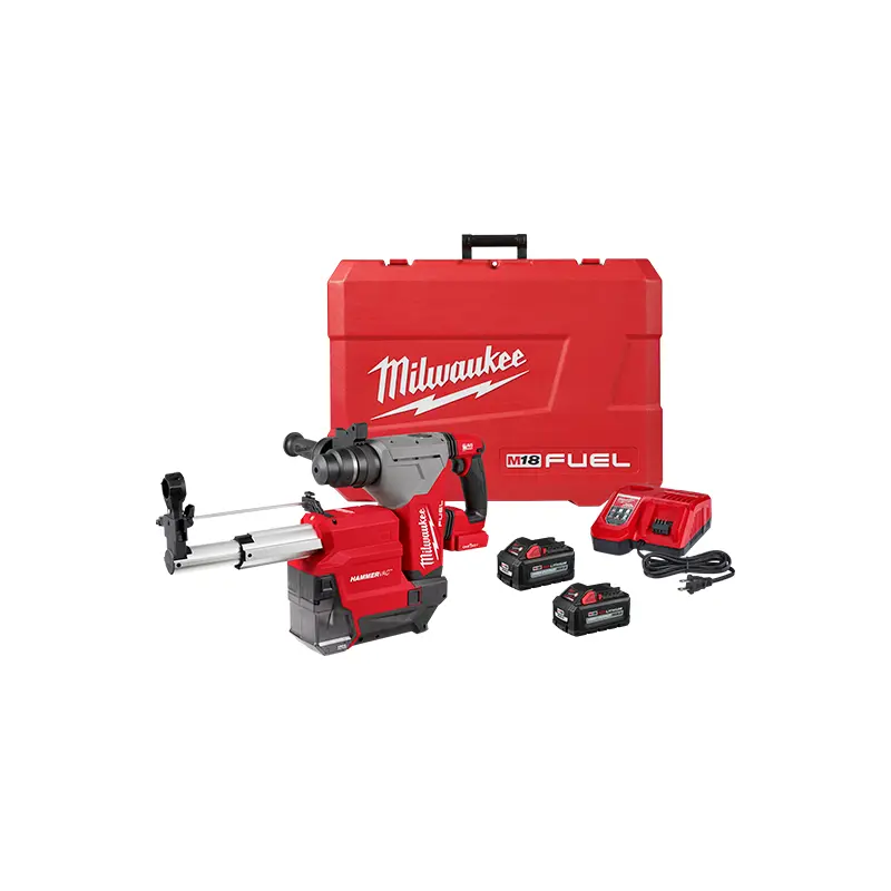 M18 FUEL 1-1/8" SDS Plus Rotary Hammer w/ ONE-KEY & HAMMERVAC Dedicated Dust Extractor Kit
