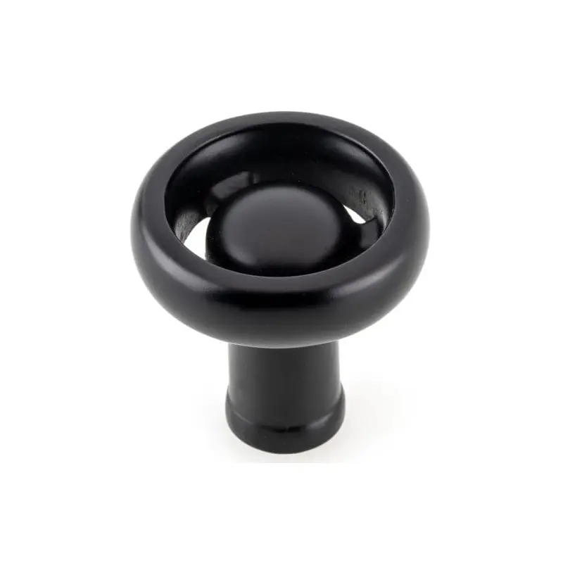 Eclectic Knob, 1-13/32" D, Matte Black