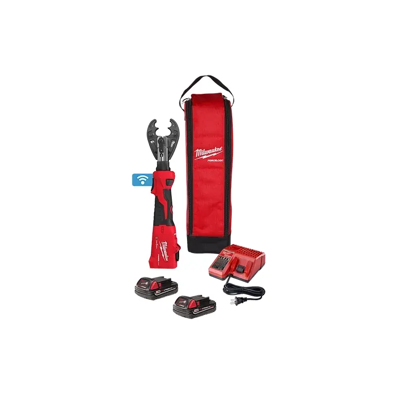 M18 FORCE LOGIC 6T Linear Utility Crimper Kit w/ O-D3 Jaw