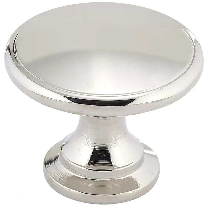 Traditional Knob, 1-3/4" D, Polished Nickel