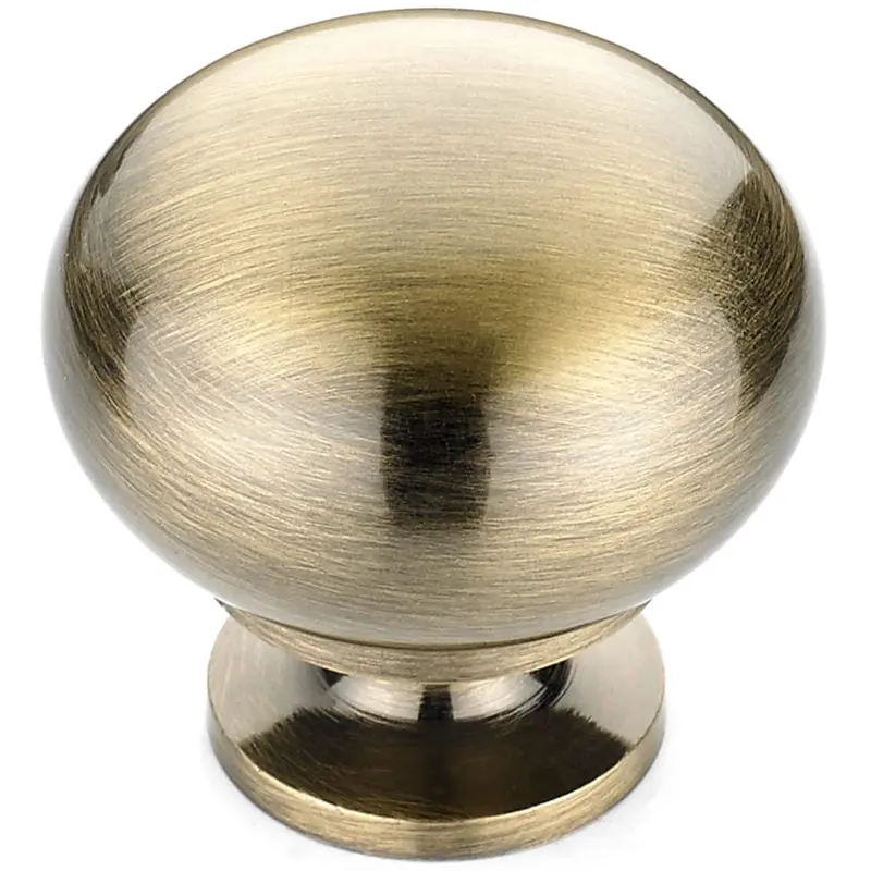 Traditional Mushroom Shape Knob- 1-1/4" Diameter - Antique English