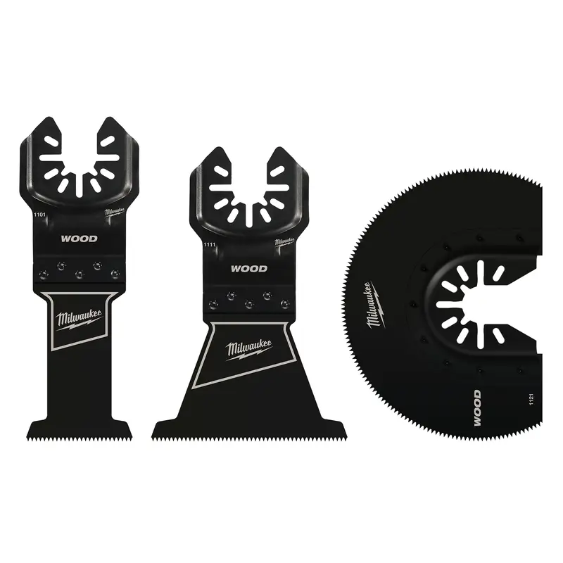 Milwaukee OPEN-LOK 3PC WOOD CUTTING MULTI-TOOL BLADE VARIETY PACK