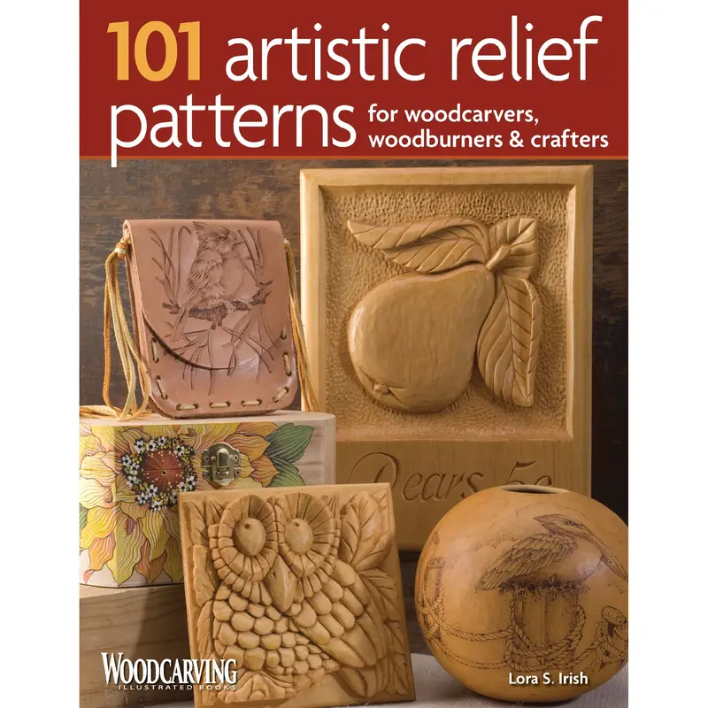 101 Artistic Relief Patterns for Woodcarvers, Woodburners and Crafters