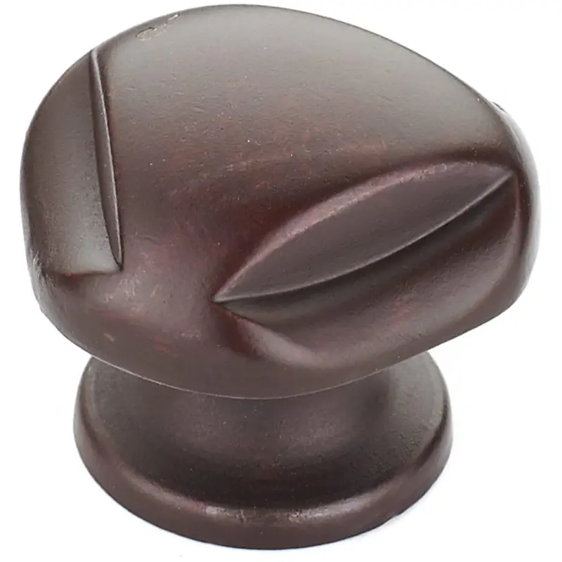 Traditional Knob, 1-1/8" D, Rust