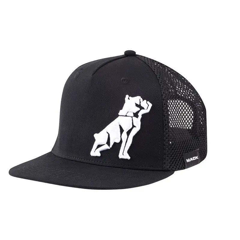Mack Flat Brim Bulldog Cap Soft Mesh - MKFBM2401BB0000