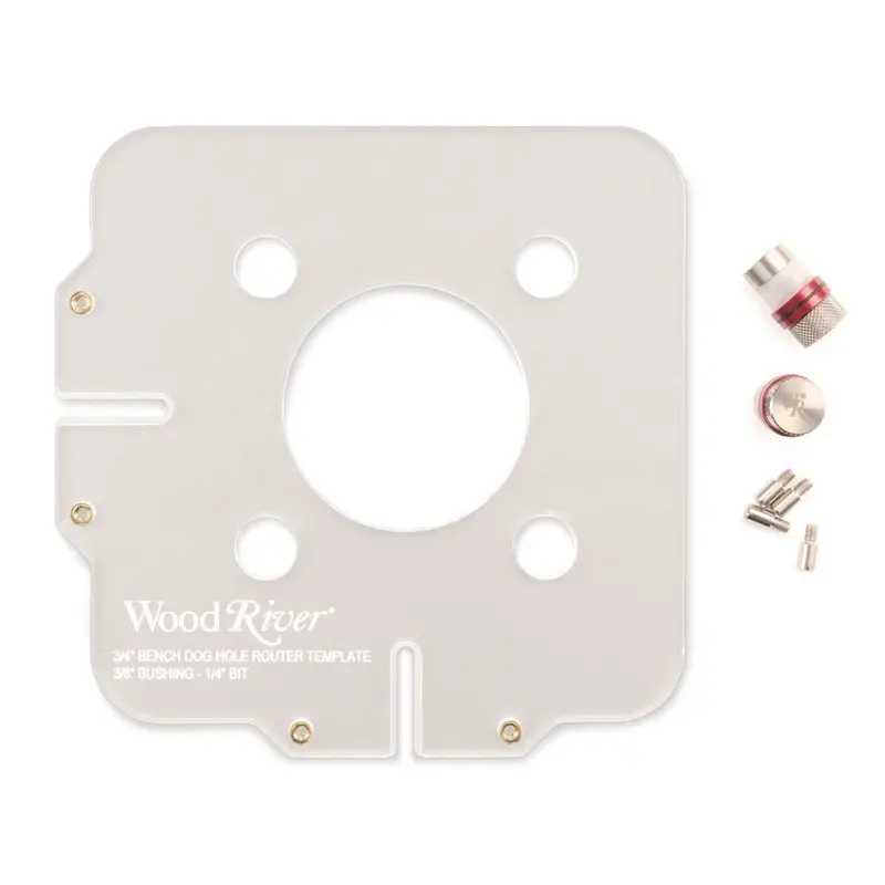 3/4" Bench Dog Hole Router Template