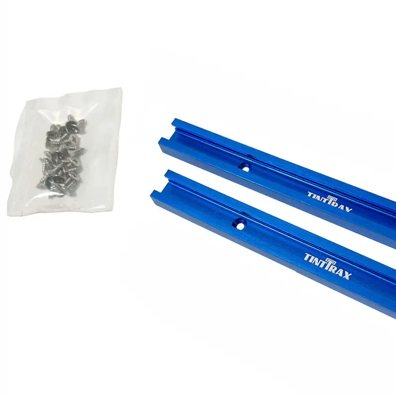 24" Universal Profile T-Track Kit- Blue- 2 Piece