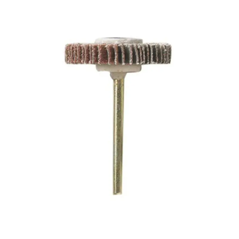 Flapwheel, 3/16" Thick, 1/8" Shank, 80 Grit