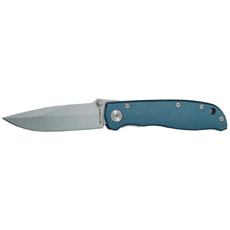 Blue Diamond - Anodized Aluminum Folder Knife, Stainless Steel 3-1/4" Blade