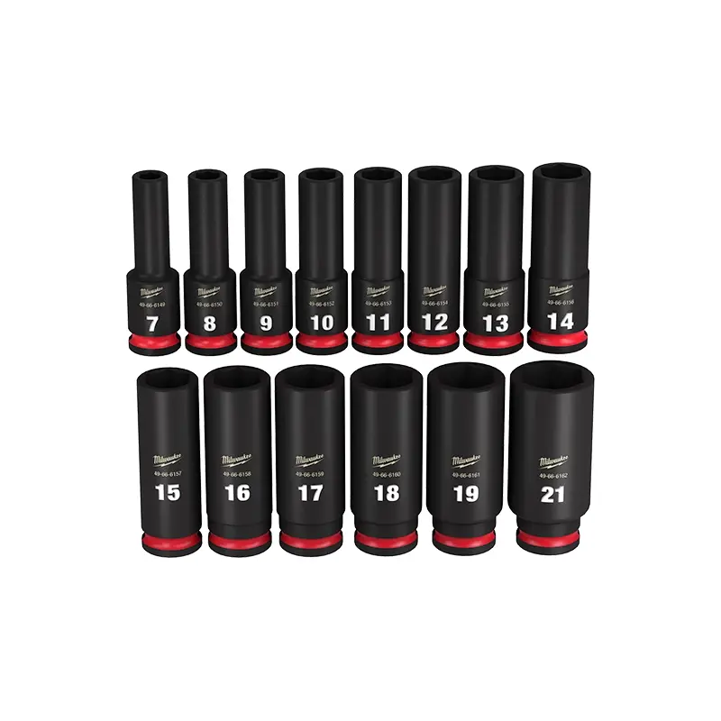 14PC SHOCKWAVE Impact Duty 3/8" Drive Metric Deep 6 Point Socket Set