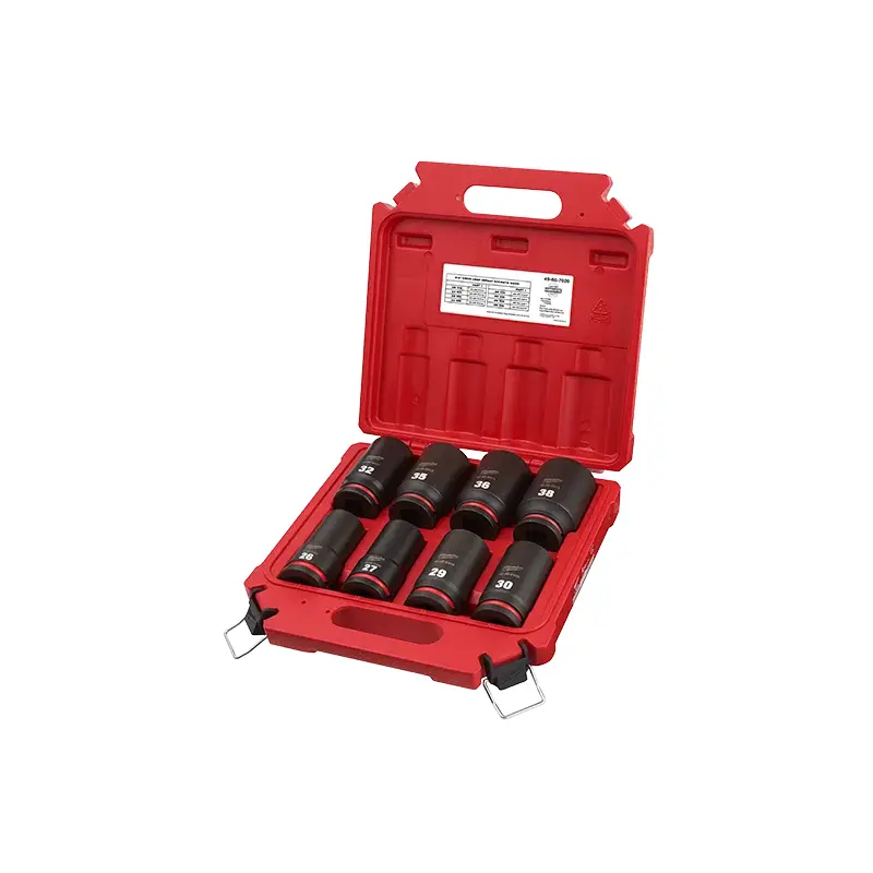 8PC SHOCKWAVE Impact Duty 3/4" Drive Metric Deep 6 Point Socket Set