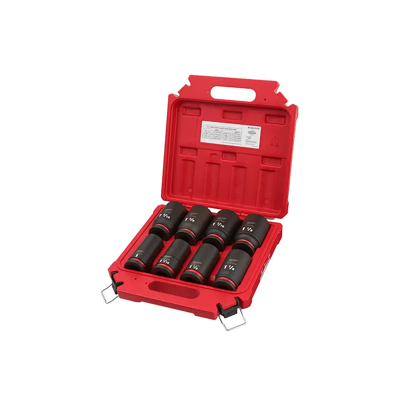 8PC SHOCKWAVE Impact Duty 3/4" Drive SAE Deep 6 Point Socket Set