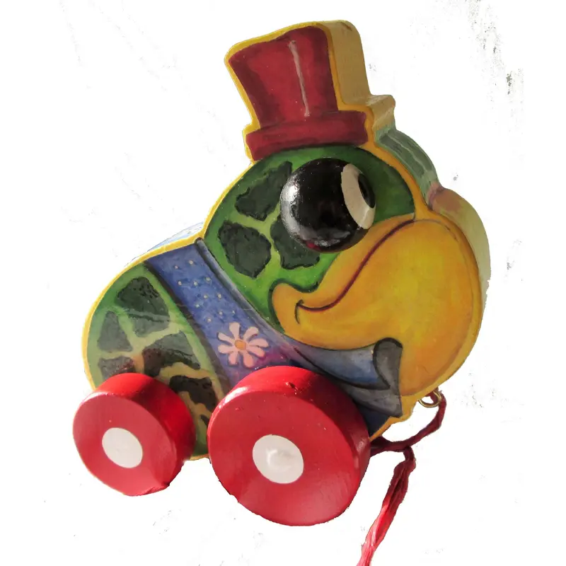 Frog Pull Toy  Woodworking Pattern and Picture