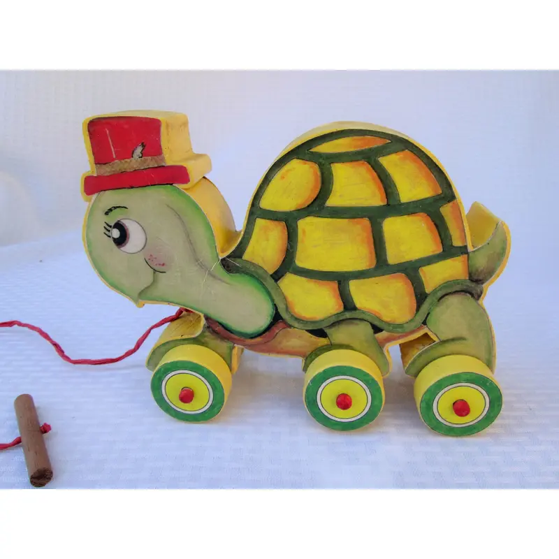 Turtle Pull Toy  Woodworking Pattern and PictureTURTLE PULL TOY