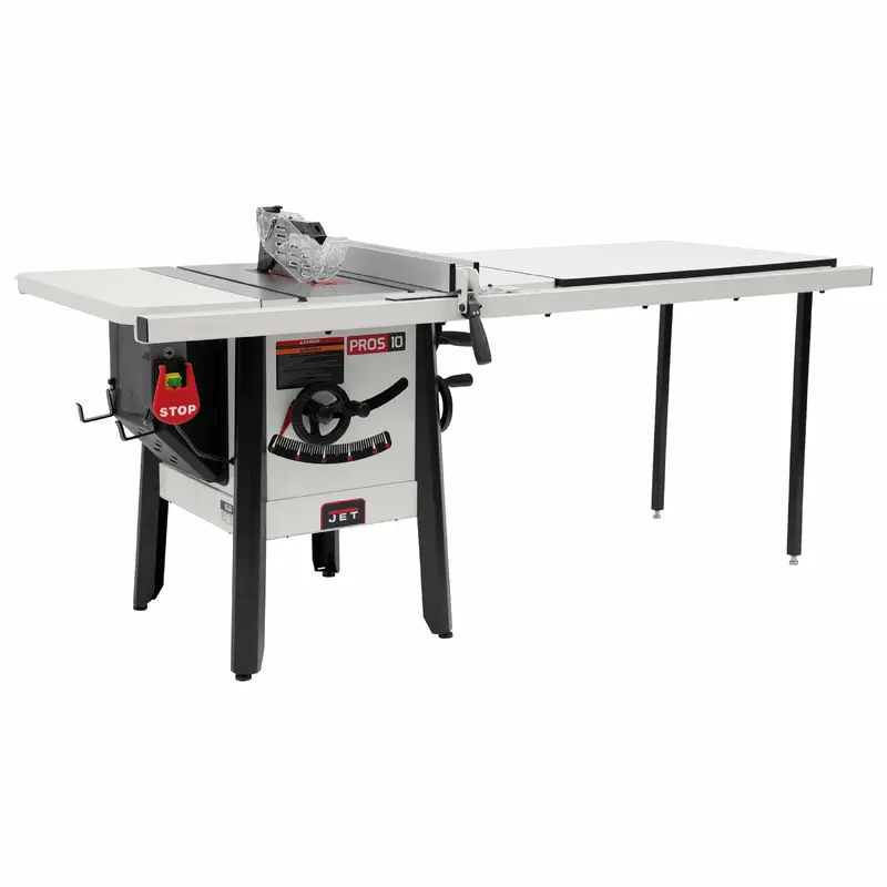 ProShop II 10" Table Saw with Stamped Steel Wings and 52" Rip Capacity - 1-3/4 HP 1 Ph 115V - JPS-10
