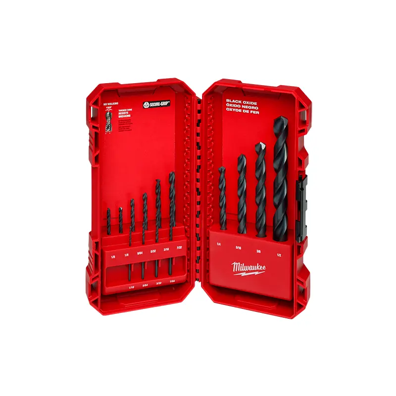 THUNDERBOLT Black Oxide Drill Bit Set  14PC