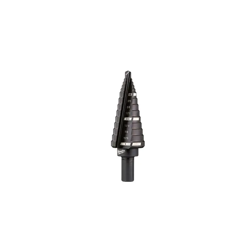 #8 Step Drill Bit, 1/2" - 1" by 1/16"