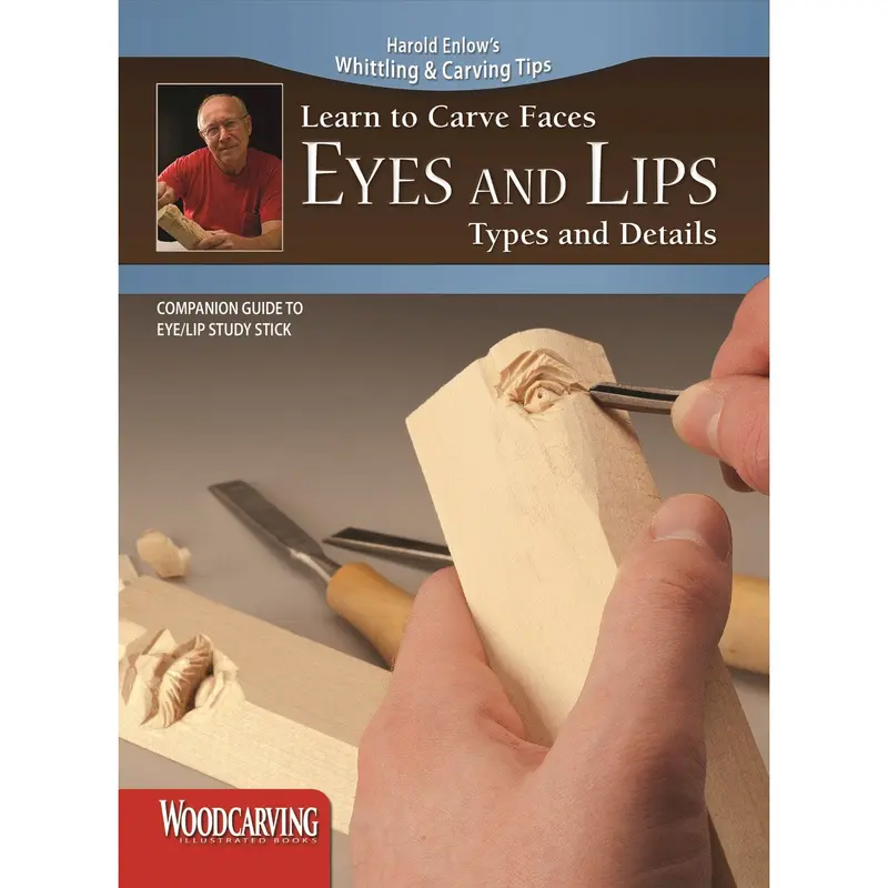 Learn to Carve Faces: Eyes and Lips Booklet