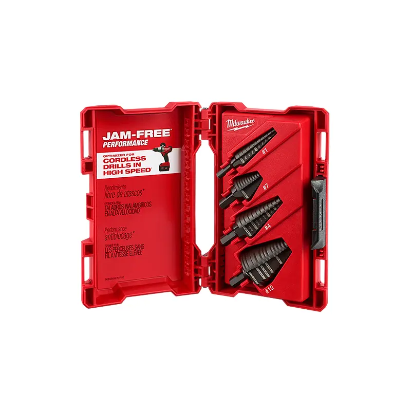 Step Drill Bit Set - 4PC