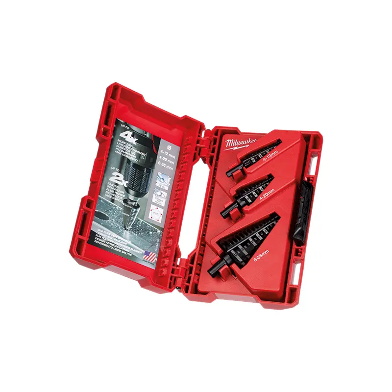 Step Drill Bit Set Metric - 3PC