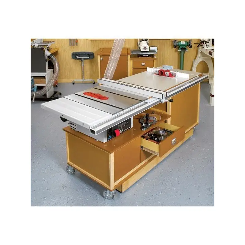 Woodworking Project Paper Plan to Build Mobile Sawing & Routing Center