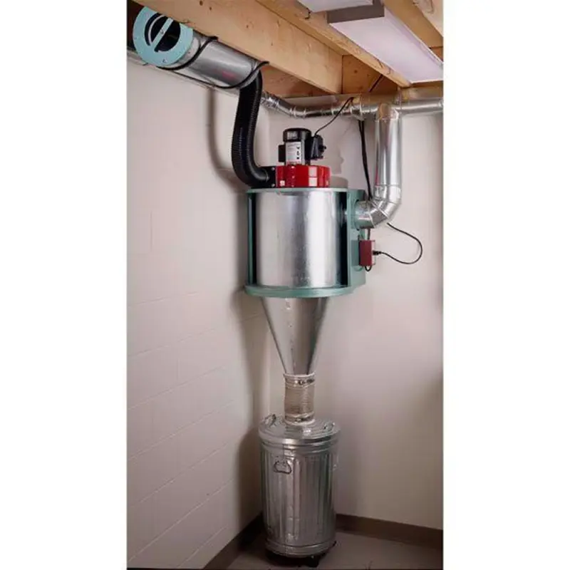 Downloadable Woodworking Project Plan to Build Cyclone Dust Collector