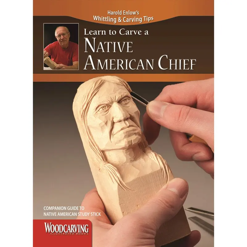 Learn to Carve a Native American Chief Booklet