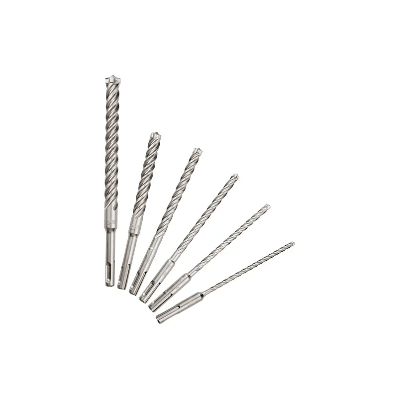 6-Piece MX4 4-Cutter SDS-Plus Rotary Hammer-Drill Bit Kit