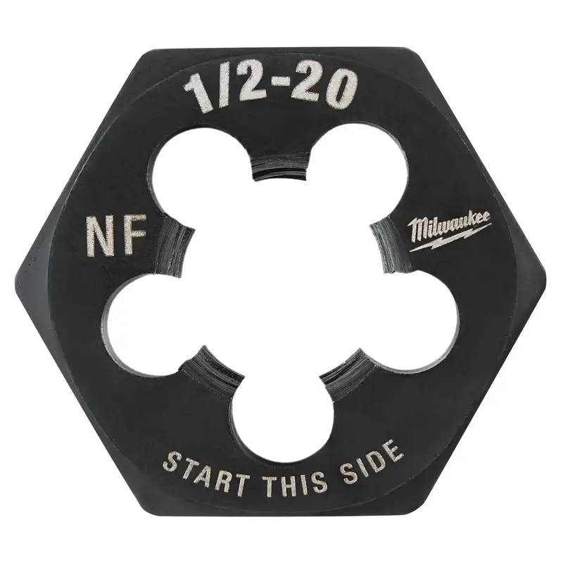 1/2"-20 NF 1-Inch Hex Threading Die