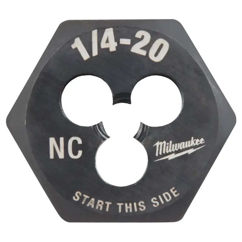 1/4"-20 NC 1-Inch Hex Threading Die