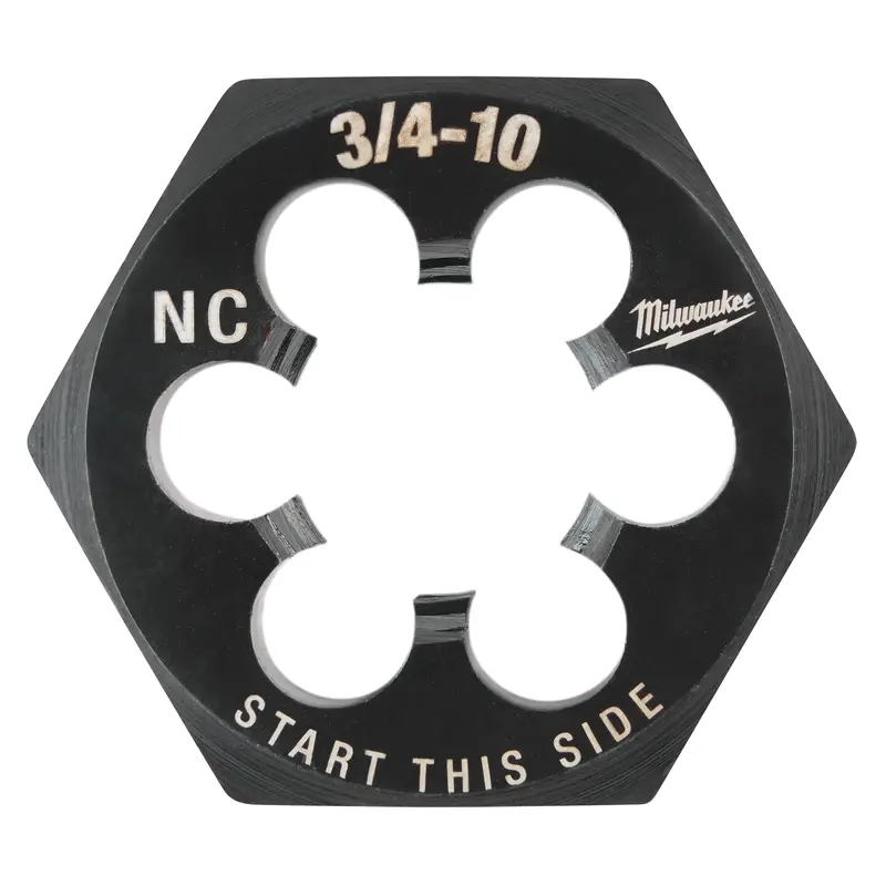 3/4"-10 NC 1-7/16" Hex Threading Die