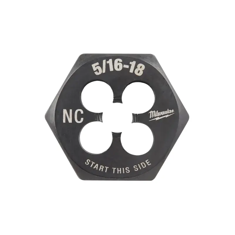 5/16"-18 NC 1-Inch Hex Threading Die