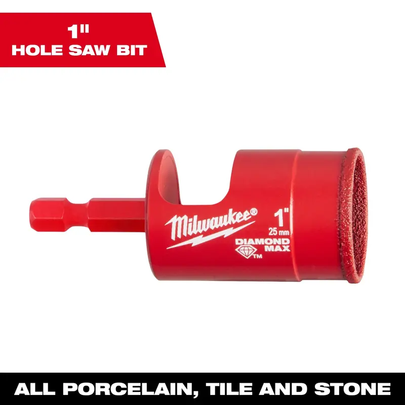Milwaukee 1" Diamond Max Hole Saw Bit