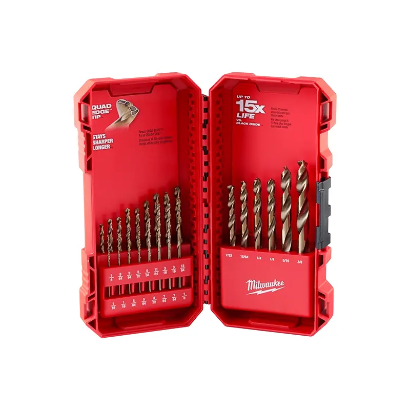 RED HELIX Cobalt Drill Bit Set - 23PC
