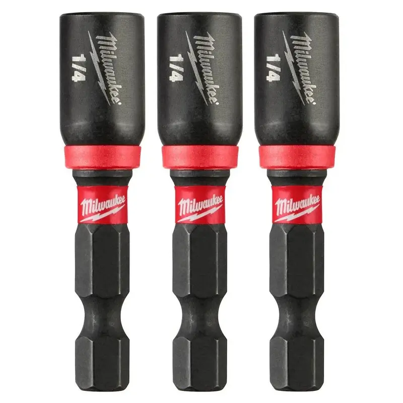SHOCKWAVE Impact Duty 1/4 x 1-7/8 Magnetic Nut Driver 3PK