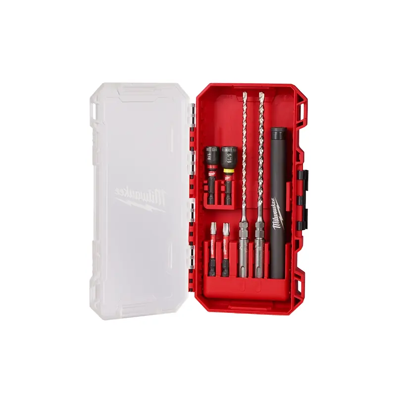 7pc. SDS Plus M/2 2-Cutter Concrete Screw Install Kit