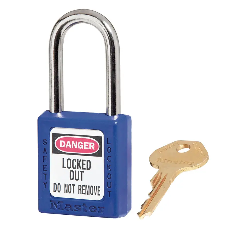 Zenex Thermoplastic Safety Padlock Blue