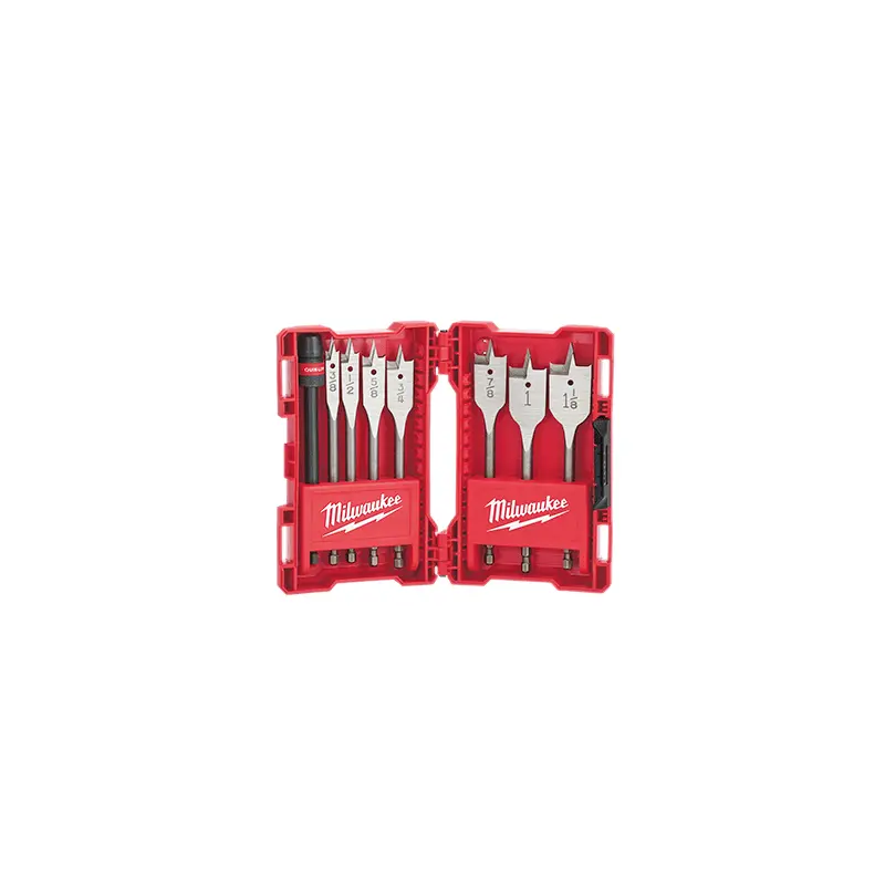 Flat Boring Bit 6" Universal Set - 8PC
