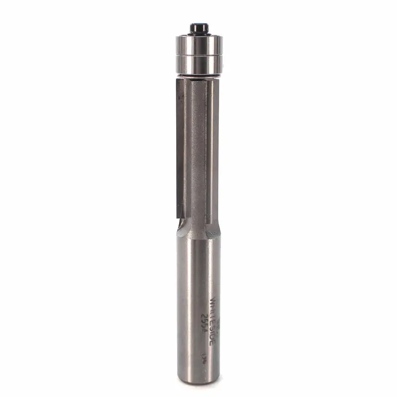 Three Flute Flush Trim Router Bit with Double Bearing - 1/2" SH