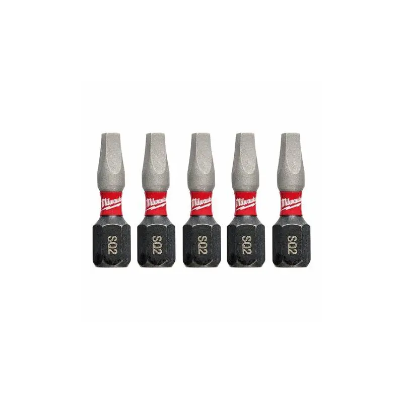 SHOCKWAVE Impact Square Recess #2 Insert Bits 5PK