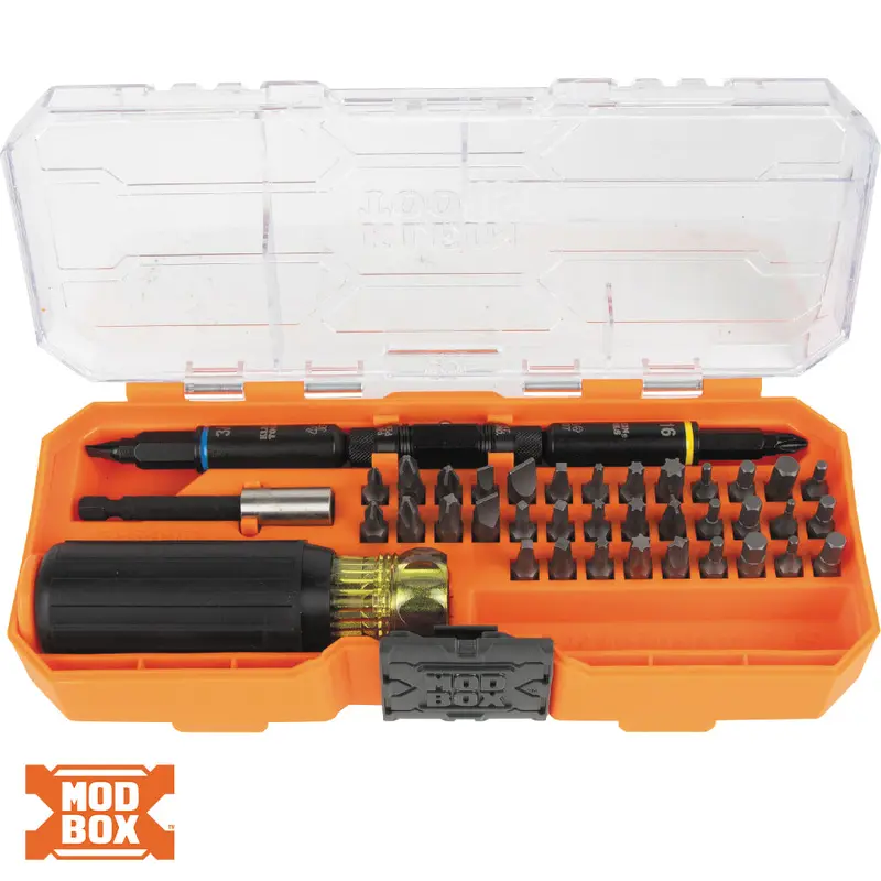 KNECT Impact-Rated Multi-Bit Screwdriver / Nut Driver Set, 46-Piece