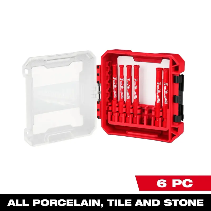 6PC DIAMOND MAX Hole Saw Bit Set