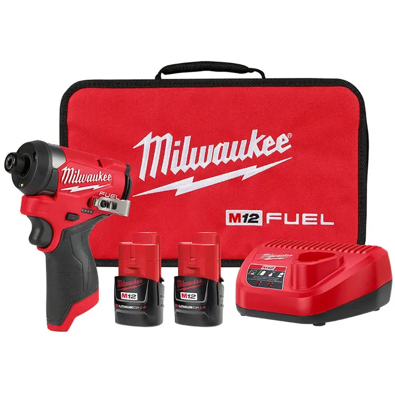 M12 FUEL 1/4 Inch Hex Impact Driver Kit